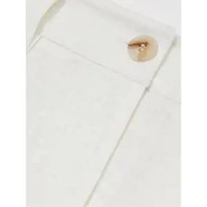 REISS ASHBY Linen Wide Leg Trousers